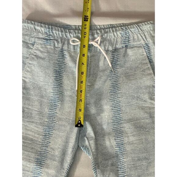BEVY FLOG SHELY AQUA SNAKE PANTS size 29 - Picture 8 of 9